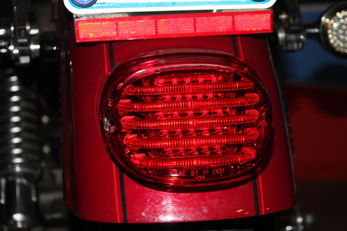 ProBeam Low Profile Led Taillight, Red - 99+ Taillight Custom Dynamics