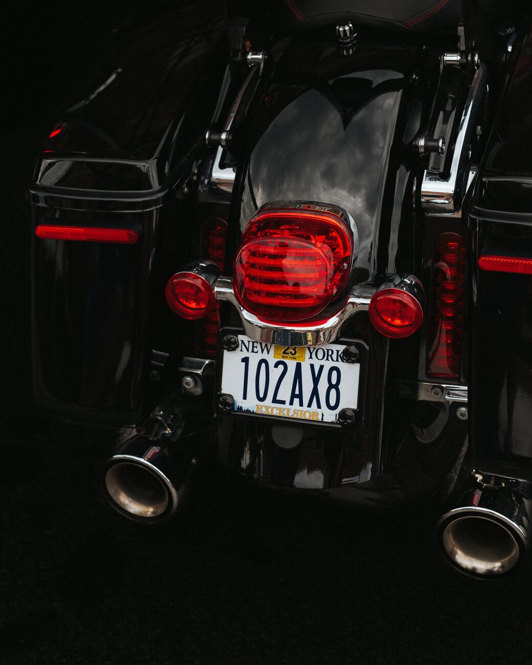 ProBeam Low Profile Led Taillight, Red - 99+ Taillight Custom Dynamics