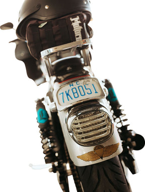 ProBeam Squareback Led Taillight With Top Plate Window, Smoked - 99+ Taillight Custom Dynamics