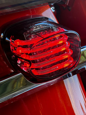 Custom Dynamics ProBeam Squareback Led Taillight With Top Plate Window, Smoked - 99+ Tail Lights Custom Dynamics