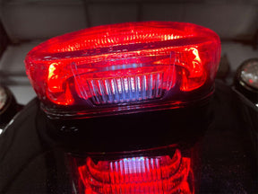 ProBeam LED Taillights Low Profile With Bottom Plate Window, Smoked - 99+ Taillight Custom Dynamics