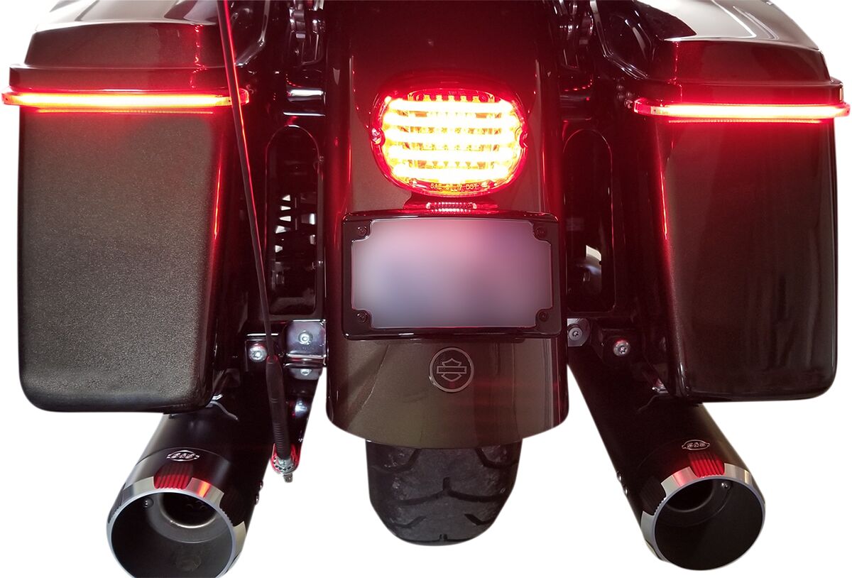 Custom Dynamics ProBeam LED Taillights Low Profile With Bottom Plate Window, Red - 99+ Tail Lights Custom Dynamics