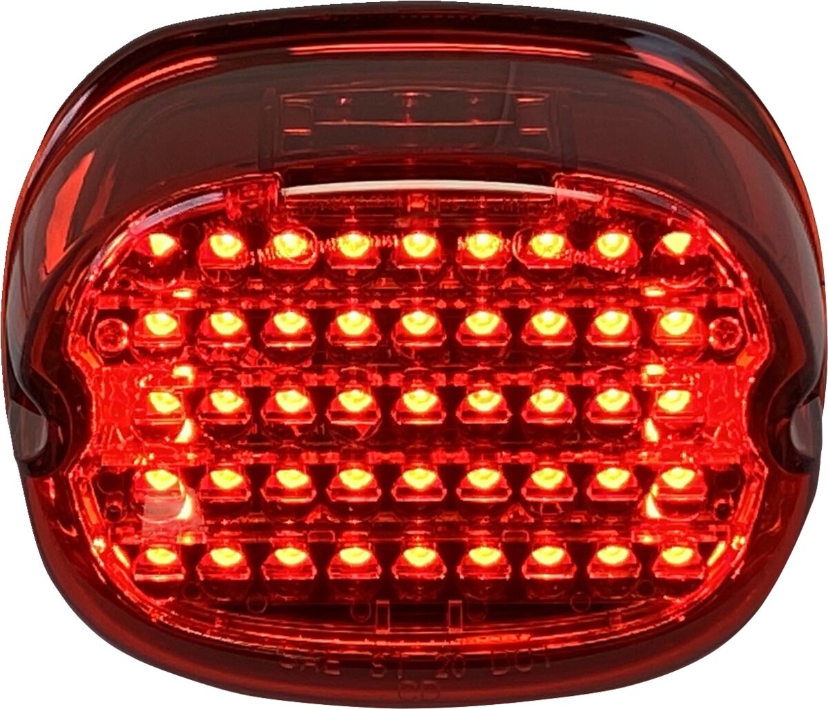 Low Profile LED Taillight with No Window, Red Taillight Custom Dynamics