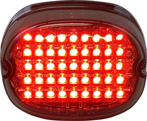 Custom Dynamics Low Profile LED Taillight with No Window, Smoked Tail Lights Custom Dynamics