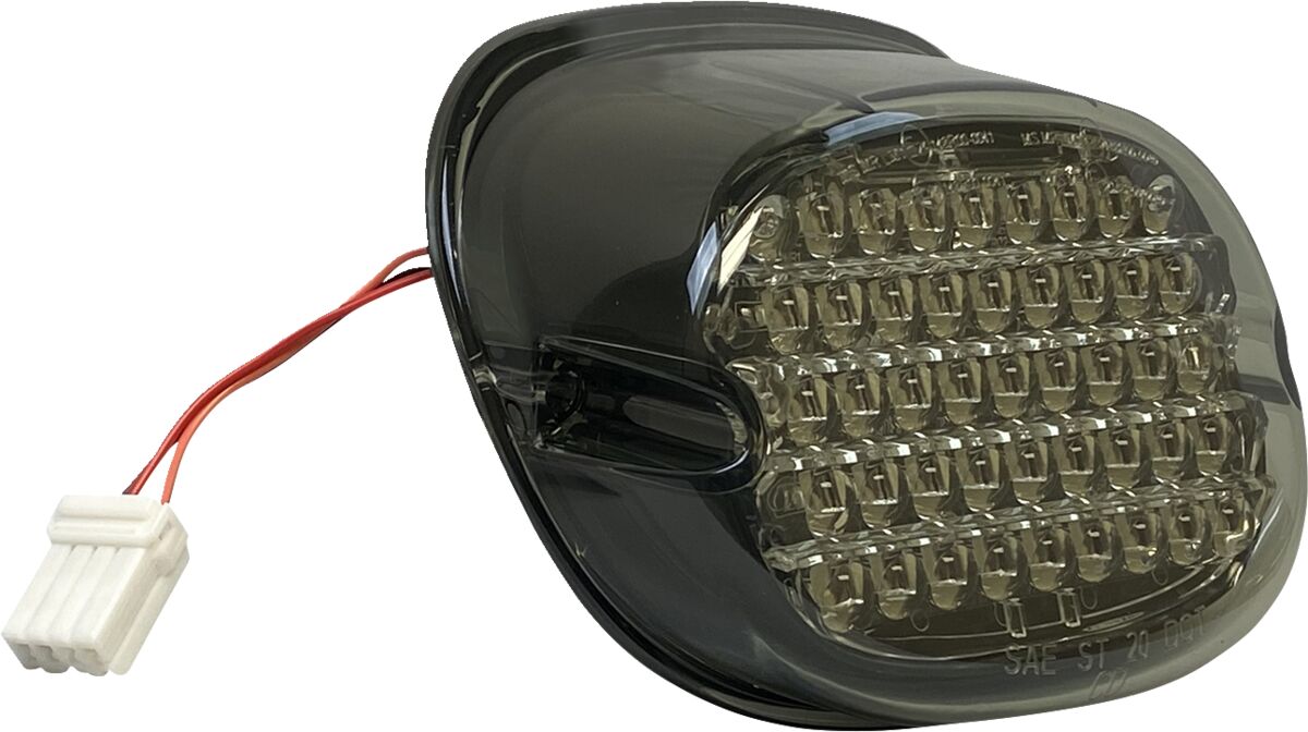 Custom Dynamics Low Profile LED Taillight with No Window, Smoked Tail Lights Custom Dynamics