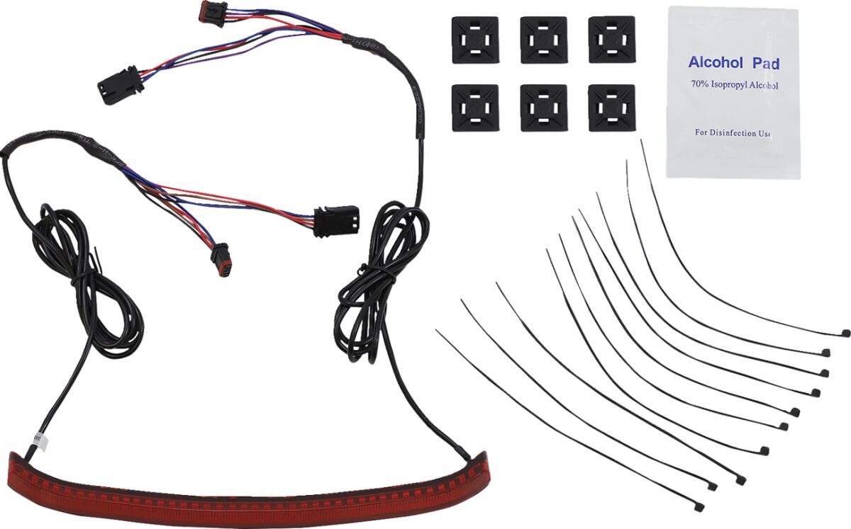 Fat Boy Auxiliary Run Brake & Turn Taillight, Red - 18+ FatBoy Taillight & Turn Signals Custom Dynamics Default Title
