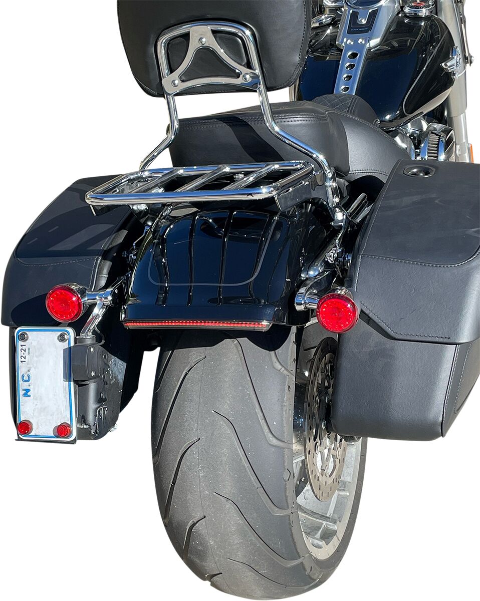 Fat Boy Auxiliary Run Brake & Turn Taillight, Red - 18+ FatBoy Taillight & Turn Signals Custom Dynamics