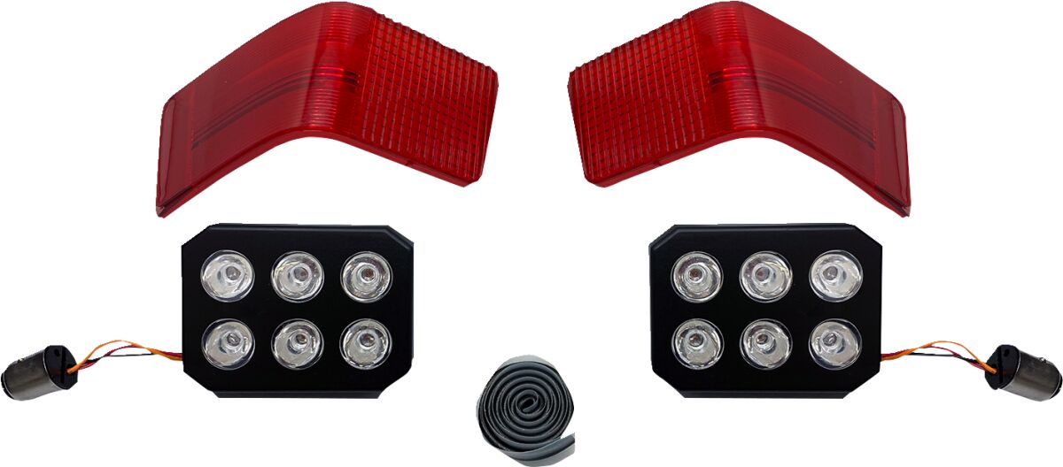 Custom Dynamics Lights Led Tpak Red Lens TAILLIGHT GROUP Custom Dynamics