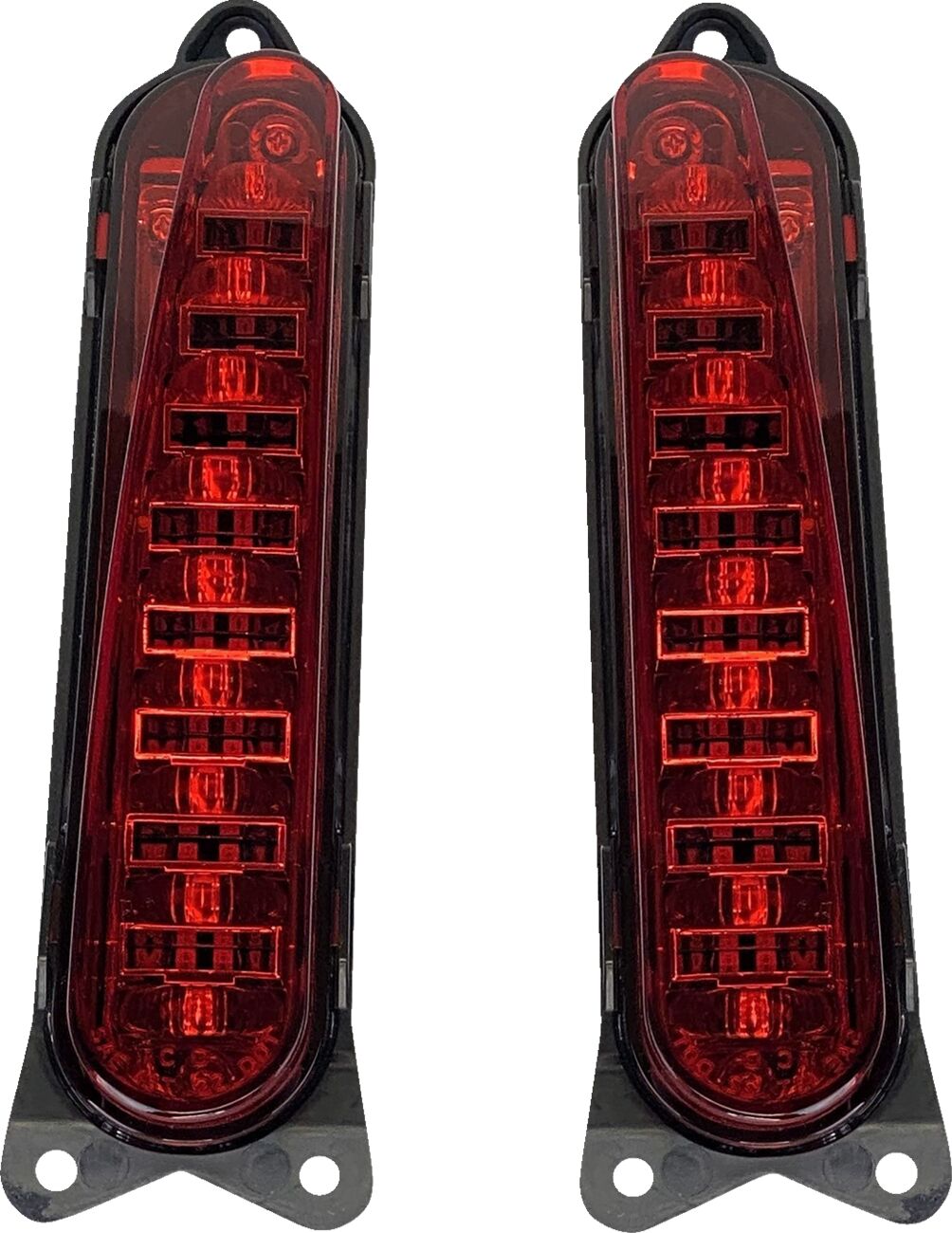 Custom Dynamics ProBeam LED Run Brake & Turn Taillights, Red - 09-13 Touring CVO Tail Lights Custom Dynamics