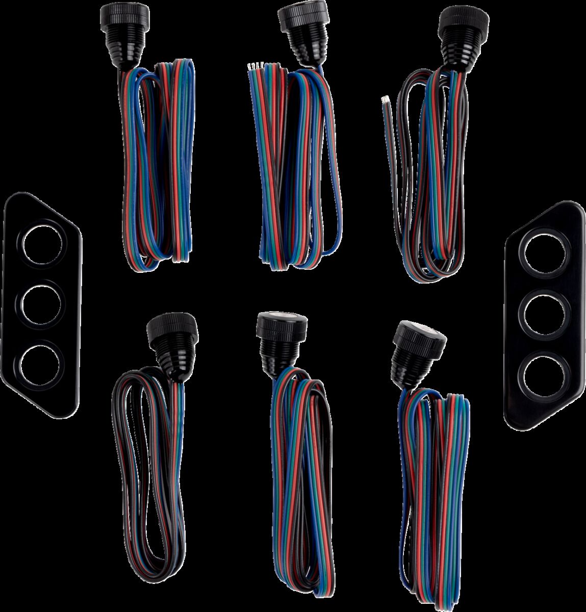 Paul Yaffe Bagger Nation Taillight Kit Thunder Pod Blk TAILLIGHT GROUP Paul Yaffe Bagger Nation