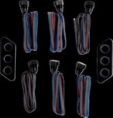 Paul Yaffe Bagger Nation Taillight Kit Thunder Pod Blk TAILLIGHT GROUP Paul Yaffe Bagger Nation
