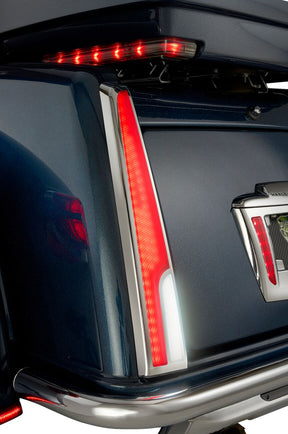 Ciro Taillight Led Tri Glide Red Lens Chr Tail Lights Ciro