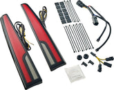 Ciro Taillight Led Tri Glide Red Lens Blk Tail Lights Ciro