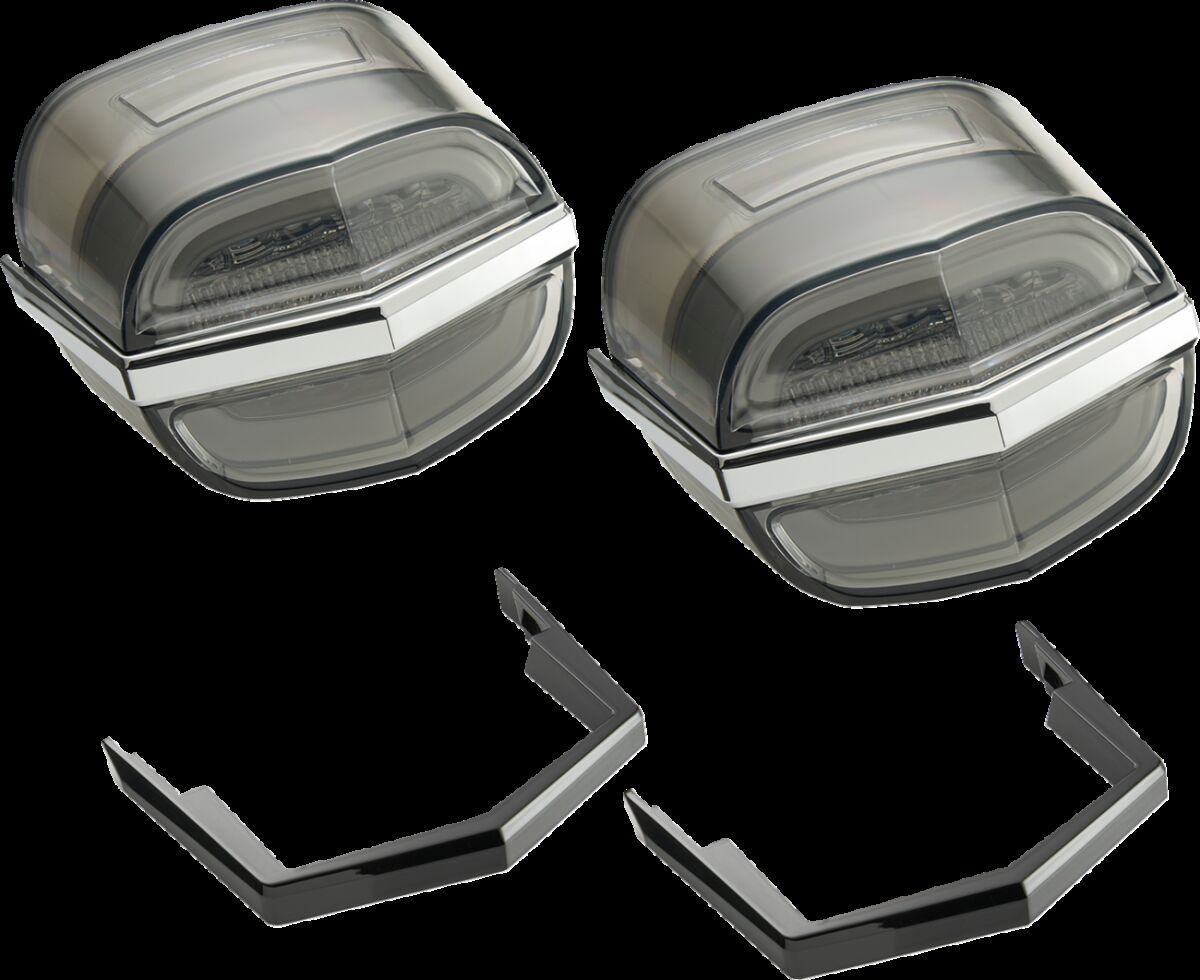 Ciro Taillights Tri Glide Light Smoke Lens Tail Lights Ciro