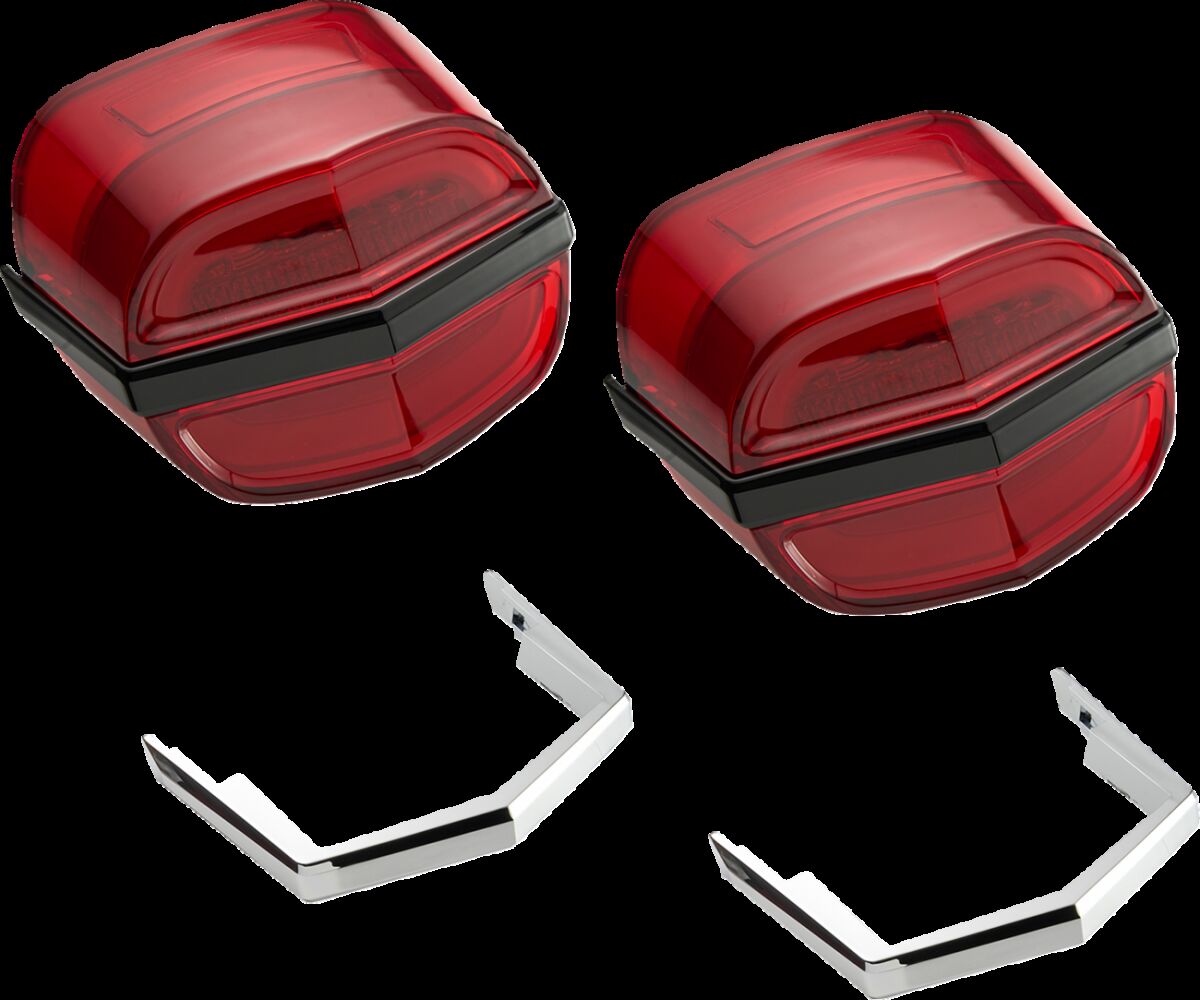 Ciro Taillights Tri Glide Red Lens Tail Lights Ciro
