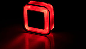 Koso North America Taillight Gt 07 Red Lens Tail Lights Koso North America