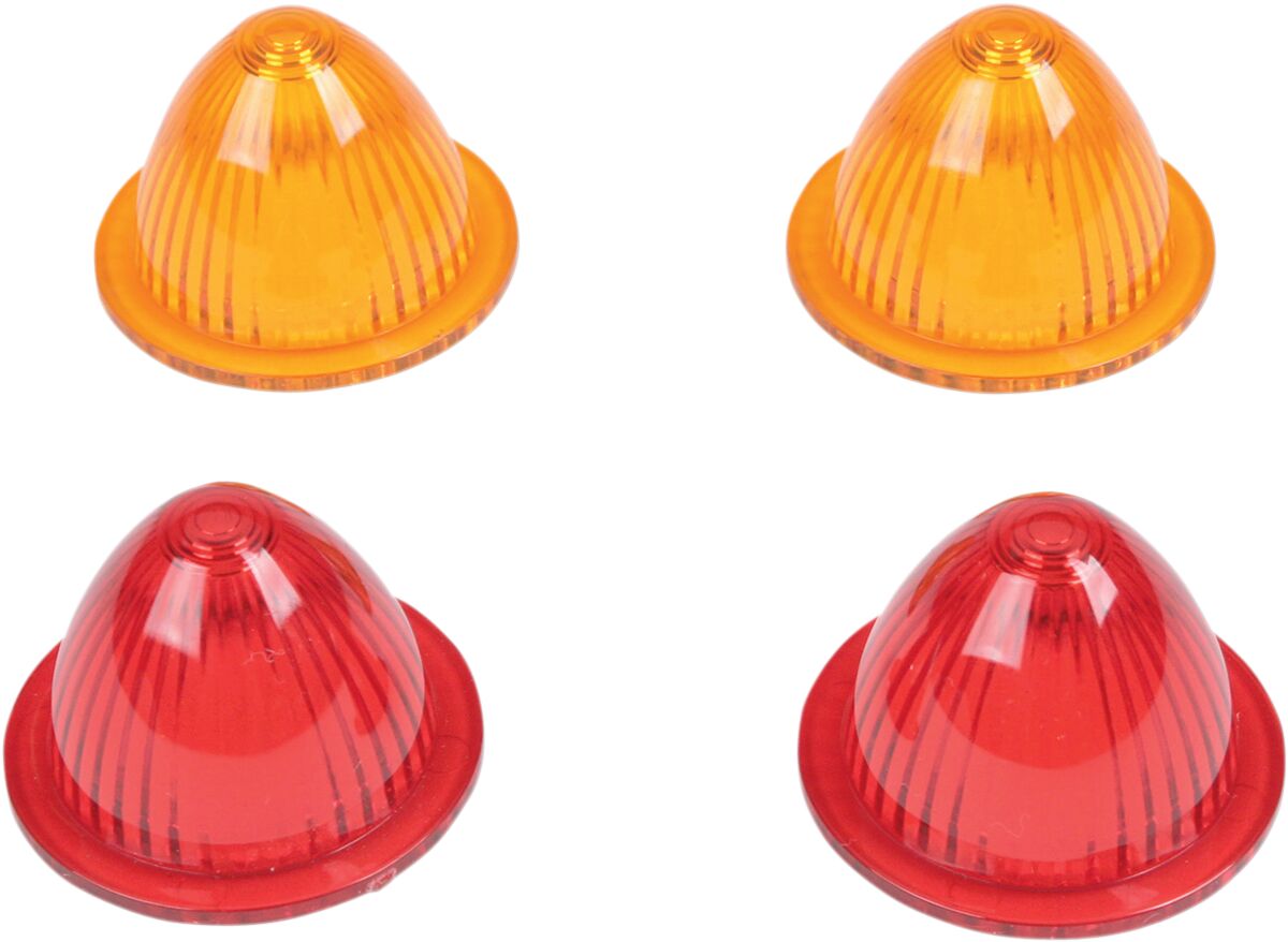 Drag Specialties Lens Kit Amb/Red Mini Ret Light Accessory Drag Specialties