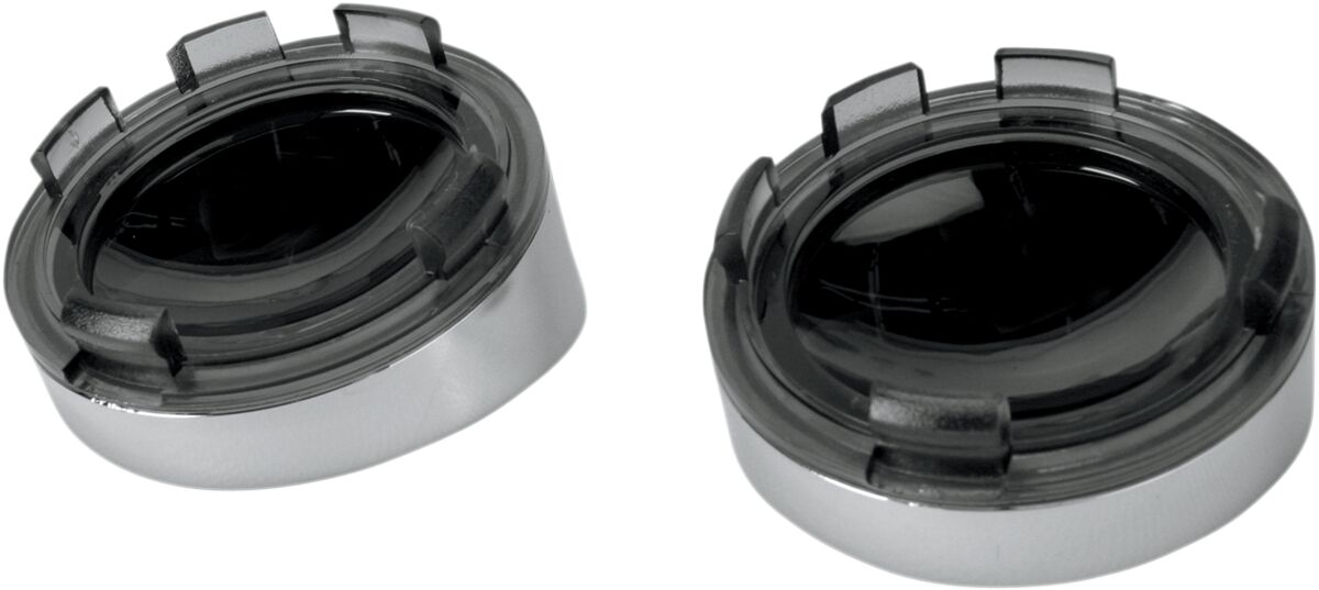 Drag Specialties Bezel T/S Visor Smk/Mir Lens TURN SIGNAL GROUP Drag Specialties