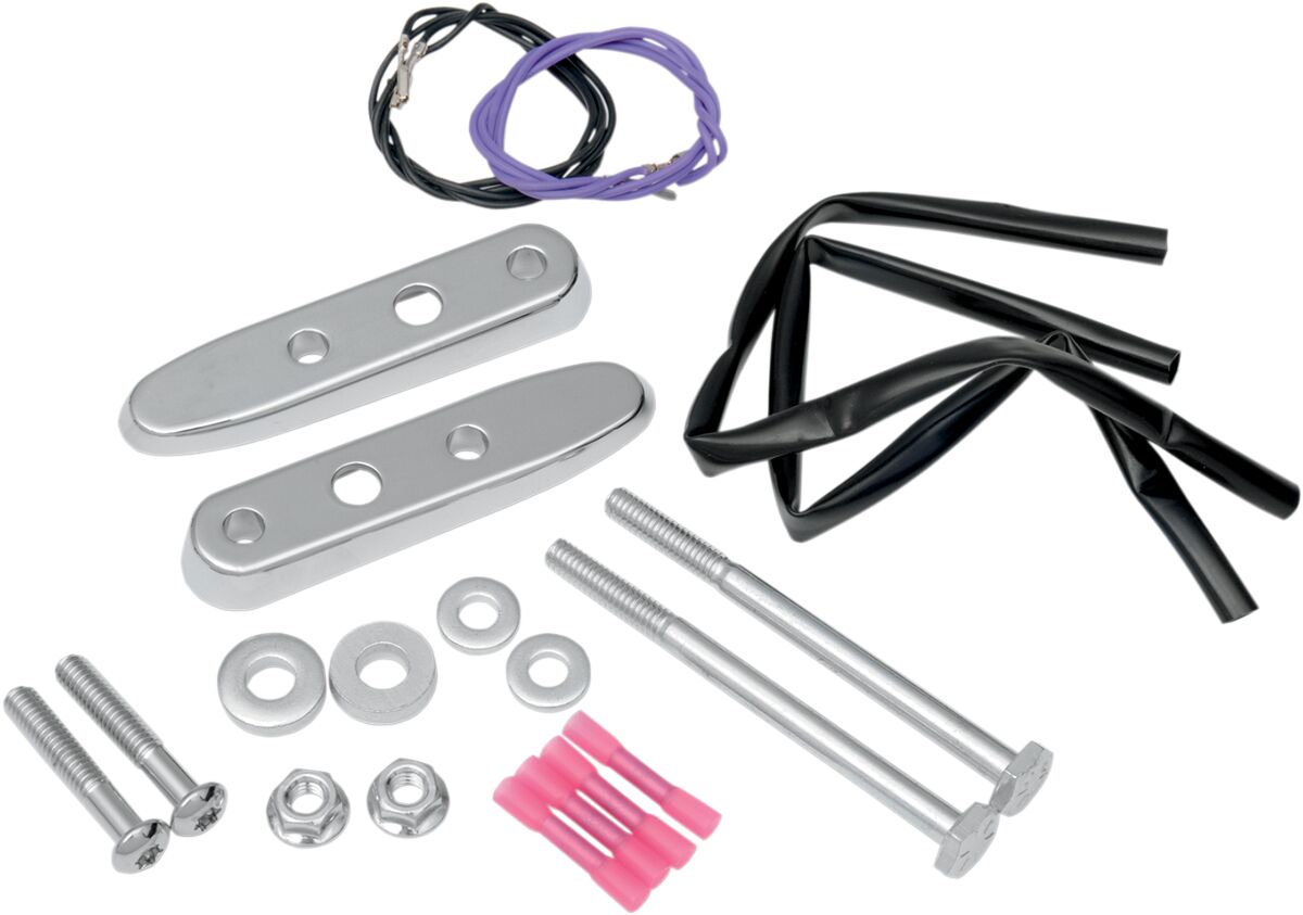 Drag Specialties Rear Turn Signal Relocation Kit Chrome Turn Signals Drag Specialties