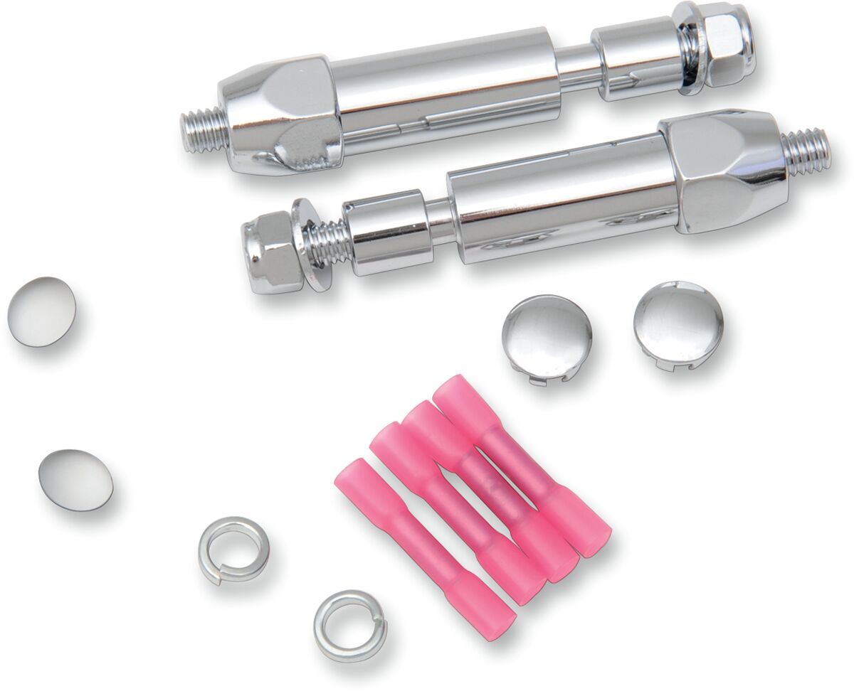 Drag Specialties Rear Turn Signal Relocation Kit Chrome Turn Signals Drag Specialties
