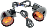 Drag Specialties Lights T/S Bullet Blk Flt TURN SIGNAL GROUP Drag Specialties