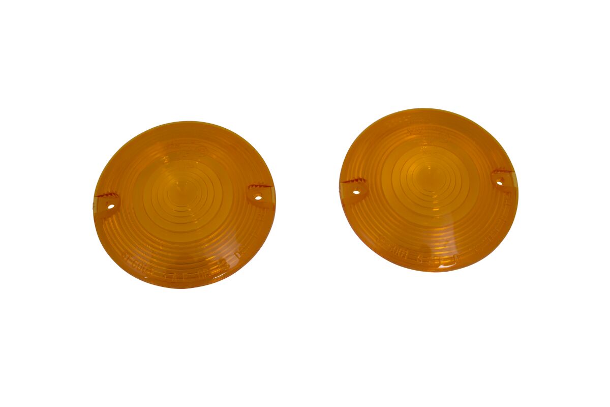 Drag Specialties Lens T/S Flt Amber TURN SIGNAL GROUP Drag Specialties