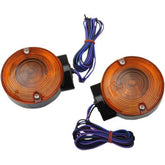 Drag Specialties Lights T/S Blk Frt Flt TURN SIGNAL GROUP Drag Specialties