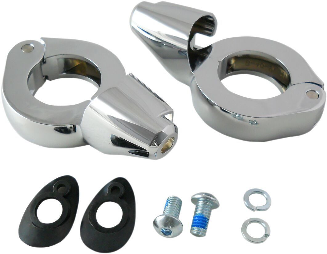 Drag Specialties Mount T/S 39 Mm Chr TURN SIGNAL GROUP Drag Specialties