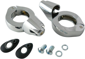 Drag Specialties Mount T/S 41 Mm Chr TURN SIGNAL GROUP Drag Specialties