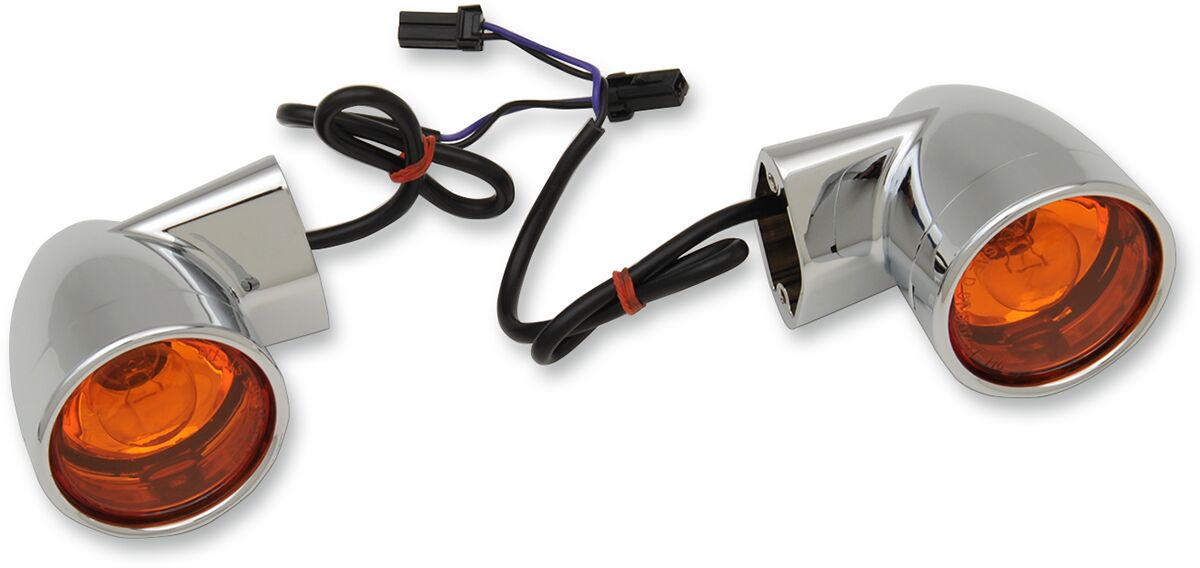 Drag Specialties Lights T/S Bul Chr Rr Flt TURN SIGNAL GROUP Drag Specialties