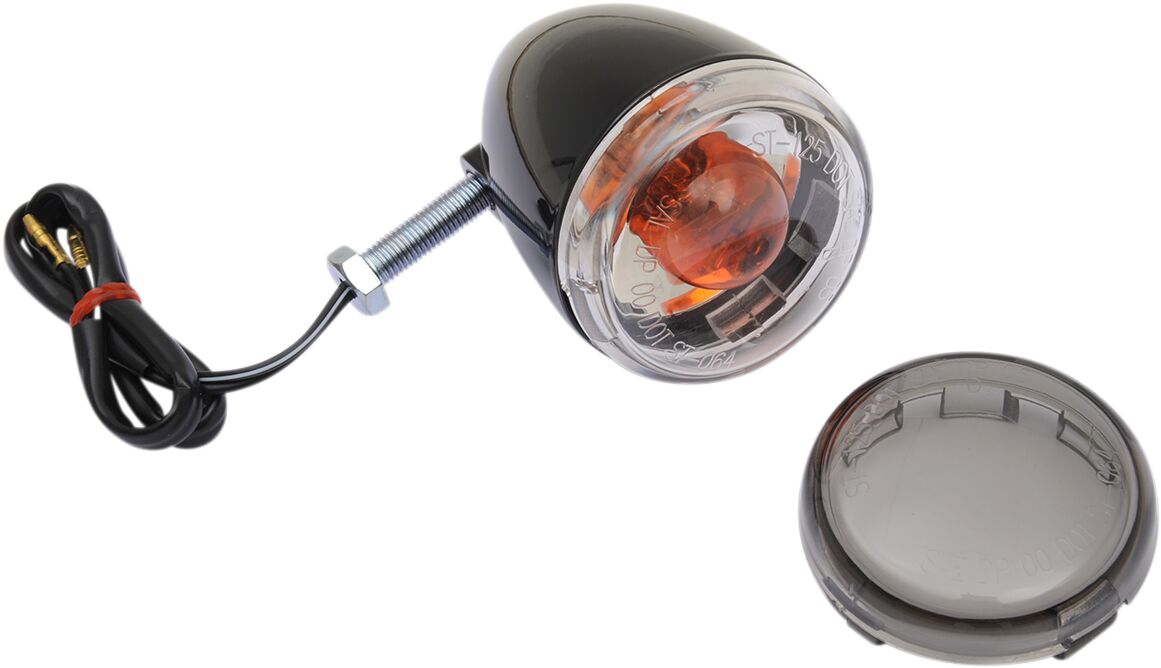 Drag Specialties Lights T/S Univ R Blk/Smk TURN SIGNAL GROUP Drag Specialties
