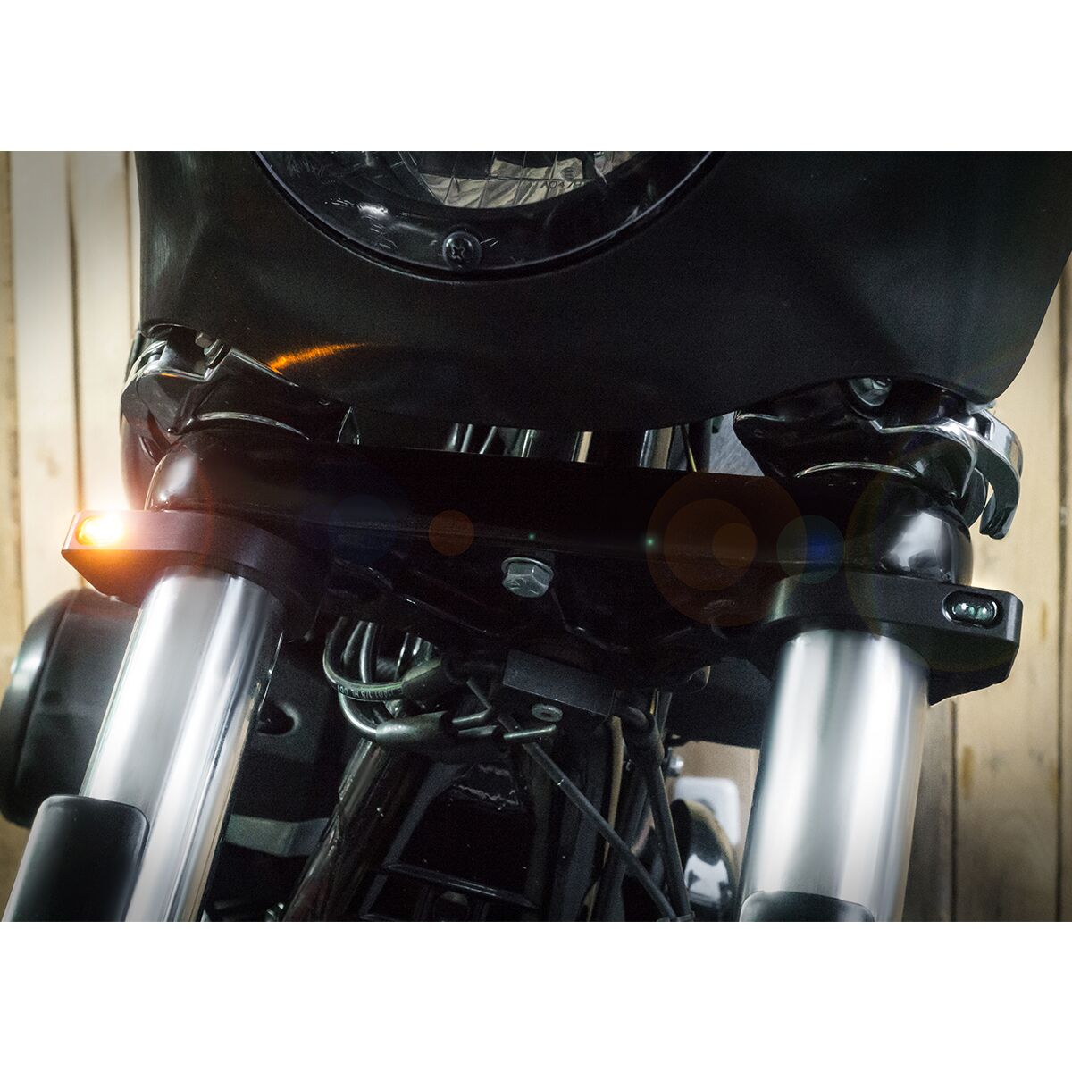 Heinz Bikes Turnsig Led M 54/56 Mm Bk Turn Signals Heinz Bikes