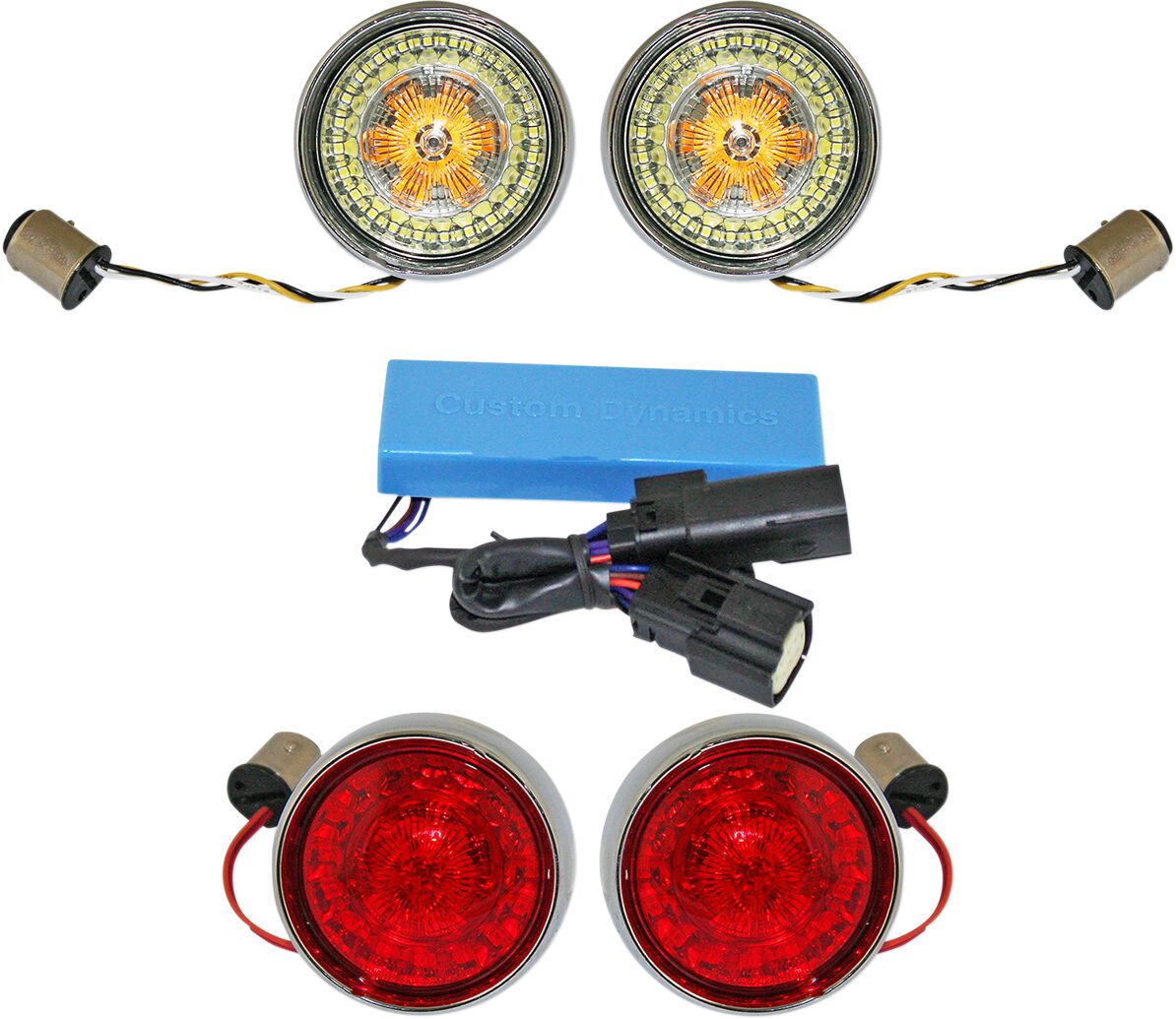 Custom Dynamics Signal Kit 10 13 Flhx Chr TURN SIGNAL GROUP Custom Dynamics