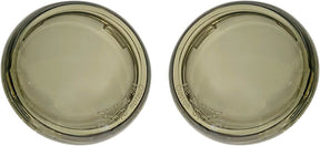 ProBeam® Deuce-Style Turn Signal Lenses, Smoke - 00-24 - Sportster & Dyna & Softail & Touring Turn Signals Accessories Custom Dynamics