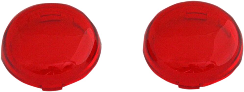 ProBeam® Deuce-Style Turn Signal Lenses, Red - 00-24 - Sportster & Dyna & Softail & Touring Turn Signals Accessories Custom Dynamics