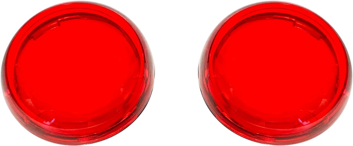 Custom Dynamics ProBeam® Deuce-Style Turn Signal Lenses, Red - 00-24 - Sportster & Dyna & Softail & Touring Turn Signals Custom Dynamics