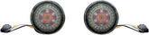 Custom Dynamics PROBeam JAE Amber White LED Turn Signals, Smoked Lens - 16-22 Touring & Trike CVO Turn Signals Custom Dynamics