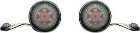 Custom Dynamics PROBeam JAE Amber White LED Turn Signals, Smoked Lens - 16-22 Touring & Trike CVO Turn Signals Custom Dynamics