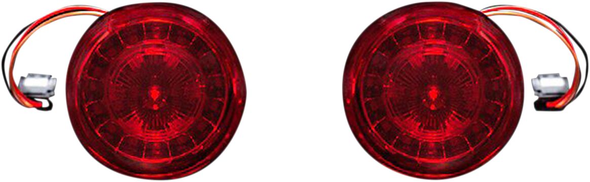 Custom Dynamics ProBeam CVO Red LED Turn Signals, Red Lenses - 18+ Softail & 16-17 FXSE CVO Turn Signals Custom Dynamics