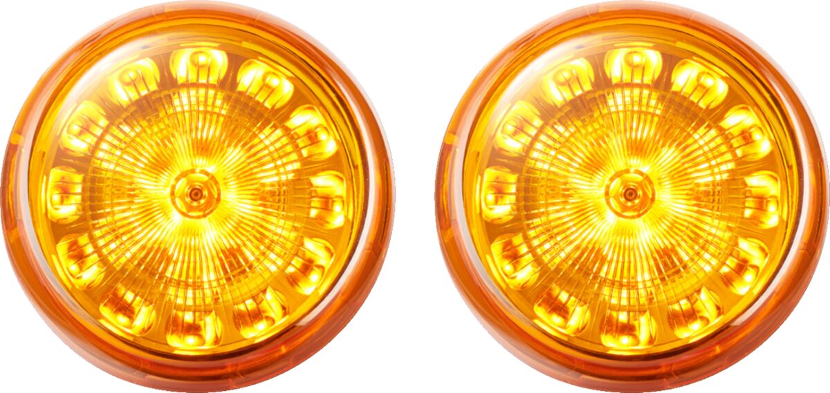 Custom Dynamics Probeam Amber Led With Amber L TURN SIGNAL GROUP Custom Dynamics