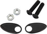 Cycle Visions Cover Plates Rr T/S Black Turn Signals Cycle Visions