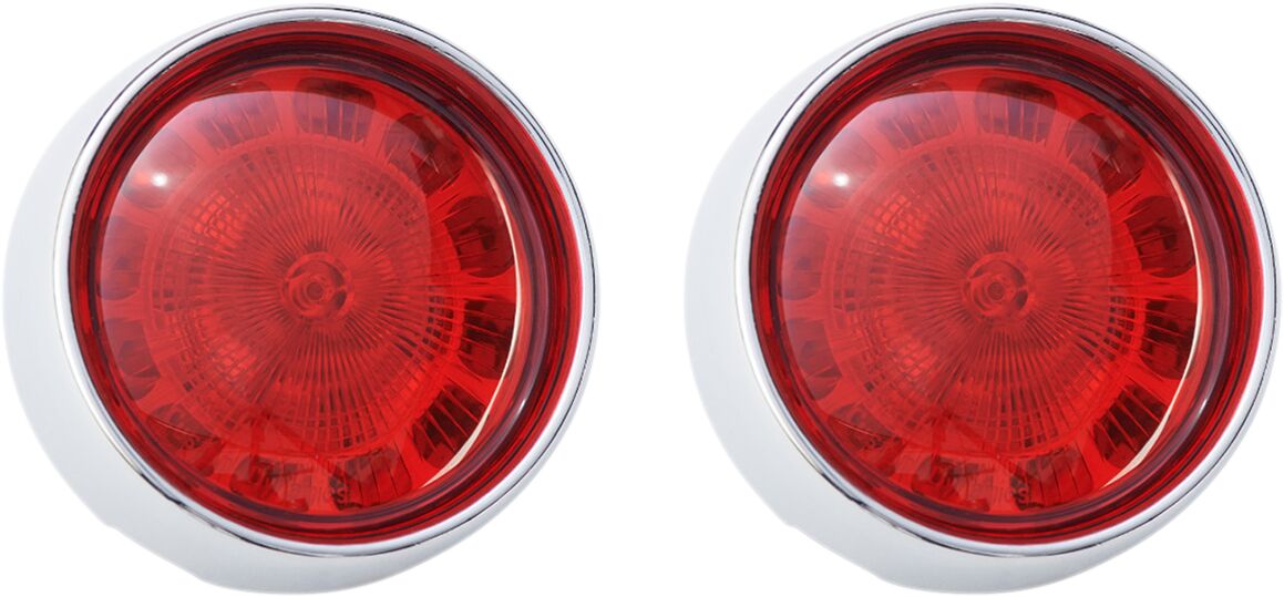 Custom Dynamics Signal Bllt 1156 Chr/Red TURN SIGNAL GROUP Custom Dynamics