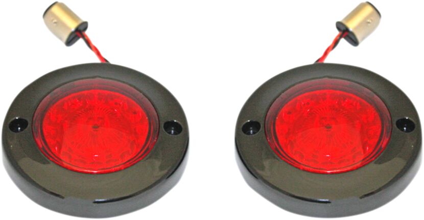 Custom Dynamics Signal Flat 1156 Blk/Red TURN SIGNAL GROUP Custom Dynamics