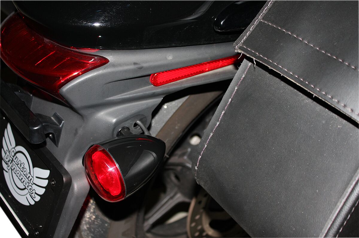 Custom Dynamics Signal Pb Univ 24 Red Gblk TURN SIGNAL GROUP Custom Dynamics