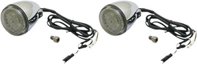 Custom Dynamics ProBeam Amber/White Dynamic Ringz Turn Signal, Chrome - 15+ Indian Turn Signals Custom Dynamics