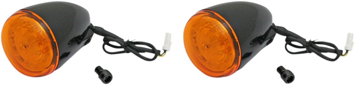 Custom Dynamics ProBEAM® Amber LED Turn Signal, Gloss Black - 15+ indian Turn Signals Custom Dynamics