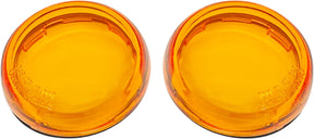 ProBeam® Deuce-Style Turn Signal Lenses, Amber - 00-24 - Sportster & Dyna & Softail & Touring Turn Signals Accessories Custom Dynamics Default Title