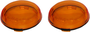 ProBeam® Deuce-Style Turn Signal Lenses, Amber - 00-24 - Sportster & Dyna & Softail & Touring Turn Signals Accessories Custom Dynamics