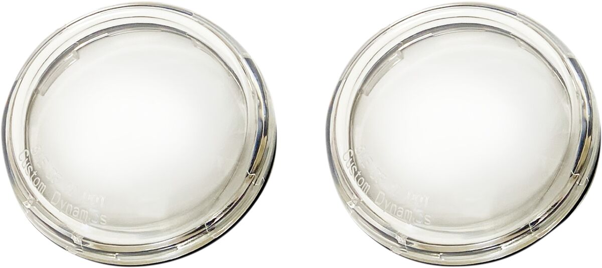 ProBeam® Deuce-Style Turn Signal Lenses, Clear - 00-24 - Sportster & Dyna & Softail & Touring Turn Signals Accessories Custom Dynamics Default Title