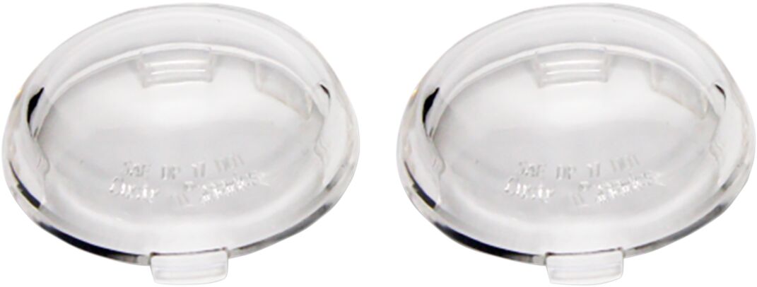 Custom Dynamics ProBeam® Deuce-Style Turn Signal Lenses, Clear - 00-24 - Sportster & Dyna & Softail & Touring Turn Signals Custom Dynamics